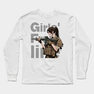 Girls' Frontline Tactical Chic Tee: Where Strength Meets Style Long Sleeve T-Shirt